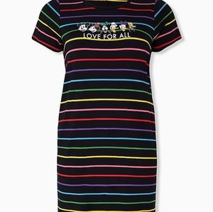 🌈 Disney Love For All T-Shirt Dress